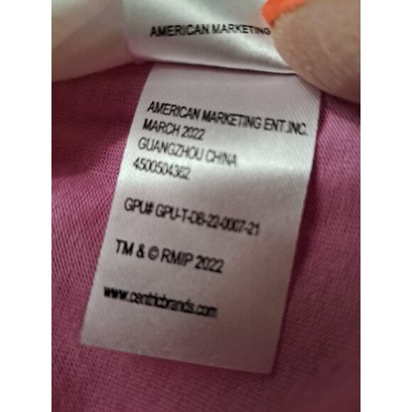 We Ware Cute Girls Size 10 Pajama Top Pink And Tye Dyed Flame Resistant - Picture 8 of 8